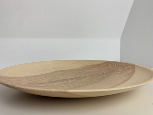 Große gedrechselte holzschale - große,