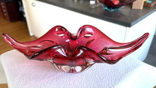 Große glas schale chribska - große,