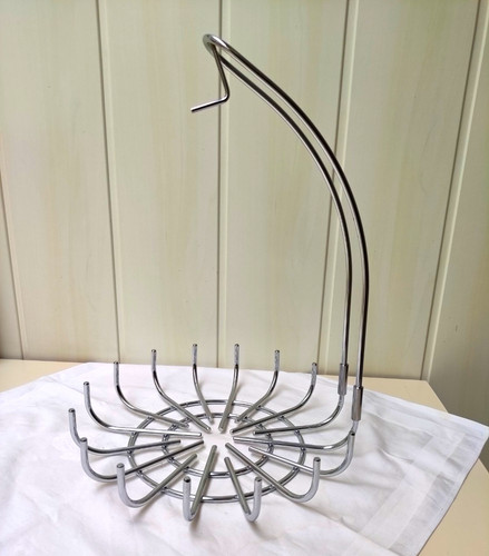 Obstschale aus edelstahl rund - obstschale,