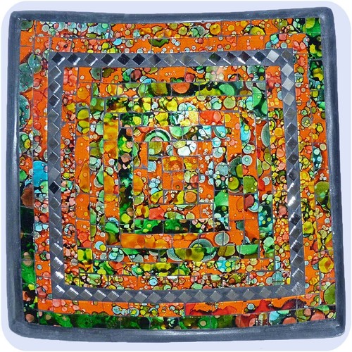 Mosaikschale tonschale - mosaikschale,