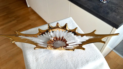 Große glas schale bayel - große,