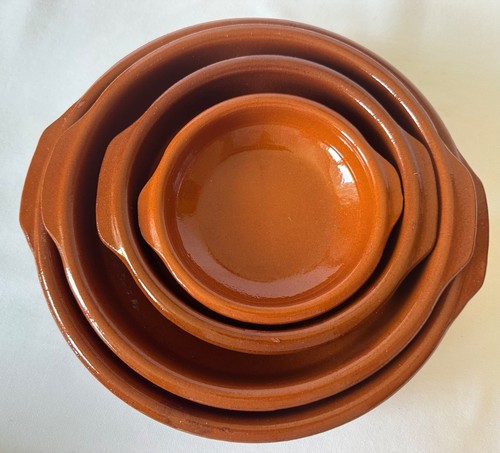 Tapas schalen ton - 4x,