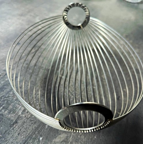 Ovale obstschale metall silber - ovale,
