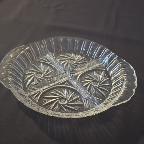 Große glas kabarett schale - große,