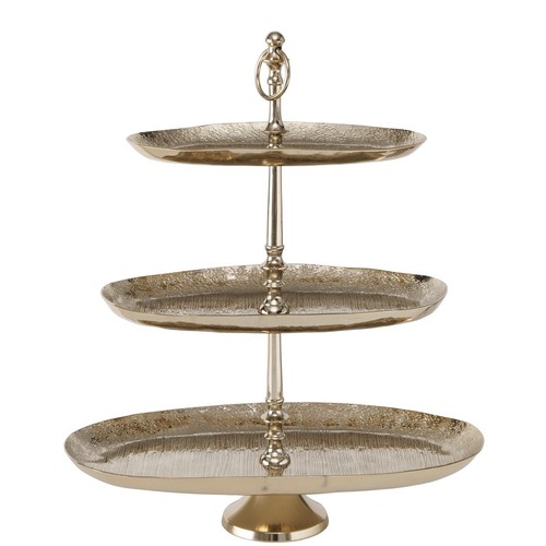 Etagere hoch gold oval - etagere,