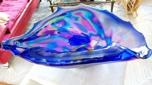Große glas schale - xl,