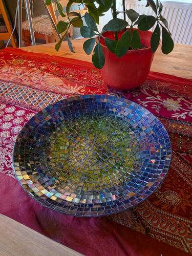 Mosaik glasschale als - mosaik-glasschale,