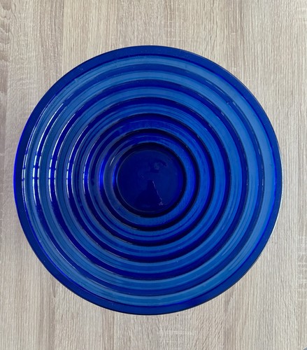 Große vintage glasschale - große,