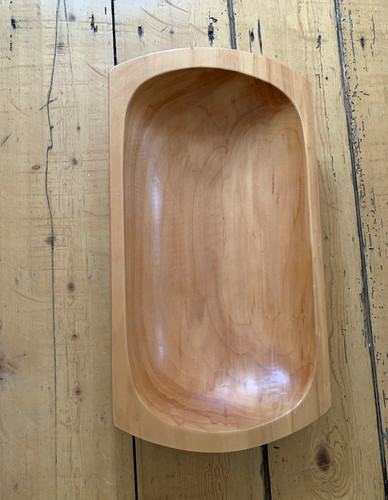 Rechteckige holz servierschale - rechteckige, holz-servierschale