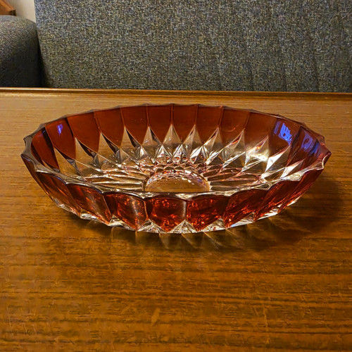 Ovale glas servierschale groß - ovale, glas-servierschale