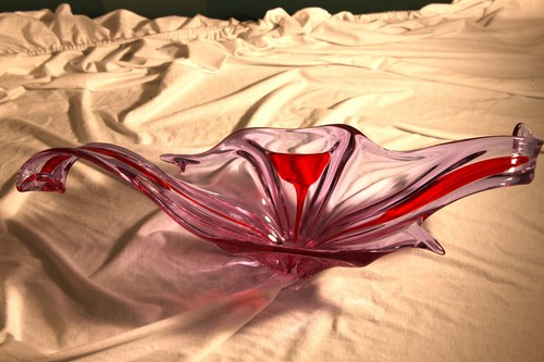 Murano schale rosa groß - murano,