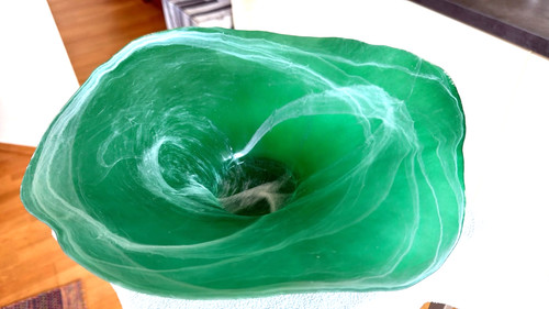 Große glas schale vintage - große, vintage-