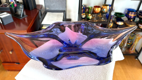 Große schwere glas - xl, schale