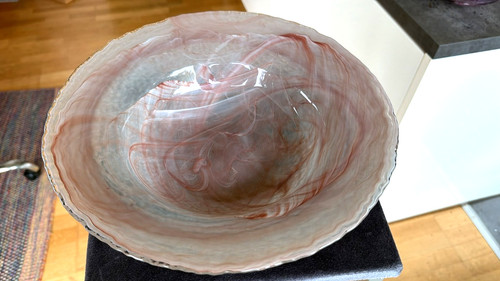 Große glas schale - xl,
